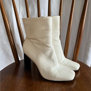 White Ankle Boots